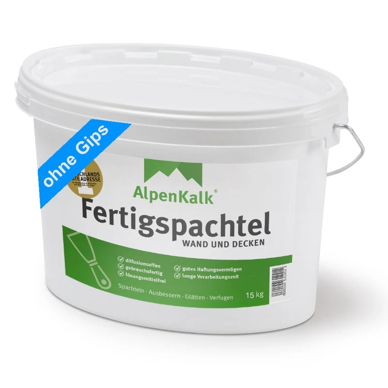 Fertigspachtel | Kalkspachtel 15 kg - Wand & Decke