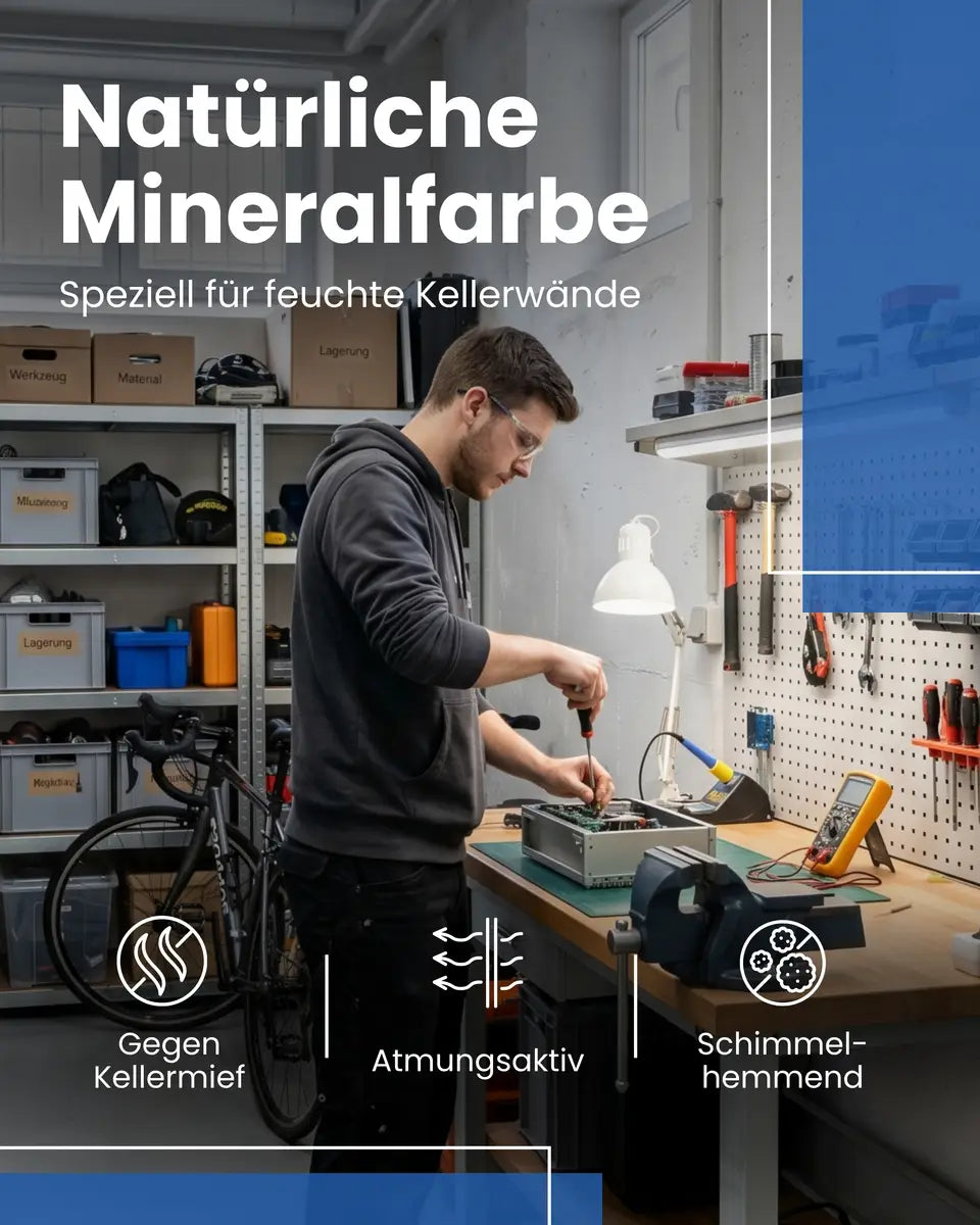 Kellerfarbe | Silikatfarbe 6 kg / ca. 30 m²