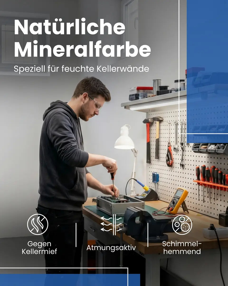 Kellerfarbe | Silikatfarbe 6 kg / ca. 30 m²