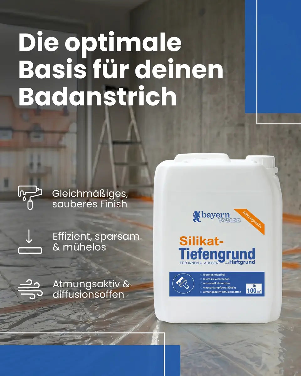 Badezimmerfarbe | Silikatfarbe 6 kg / ca. 20 m²