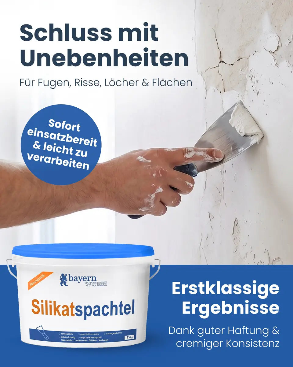 Silikatspachtel | 15 kg - Wand & Decke