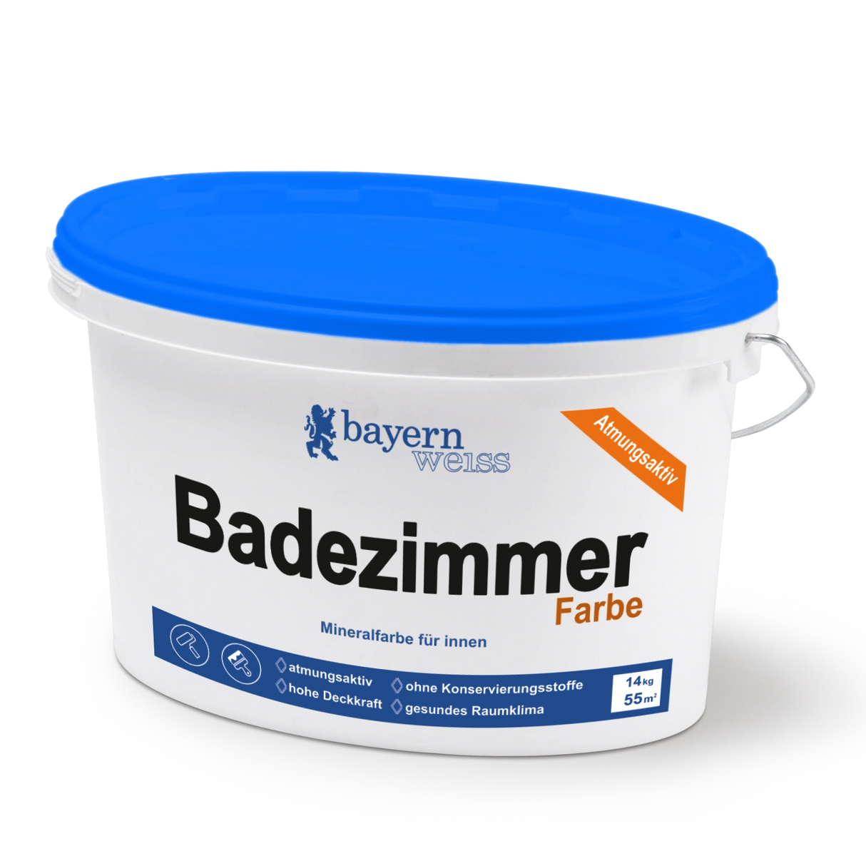 Badezimmerfarbe | Silikatfarbe 14 kg / ca. 47 m²