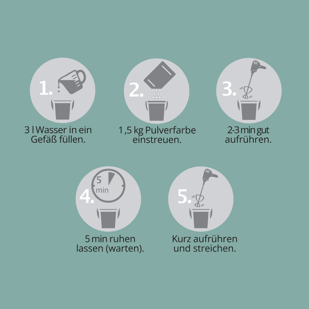 Pferdestall-Farbe 1,5 kg (ca. 30 m²)