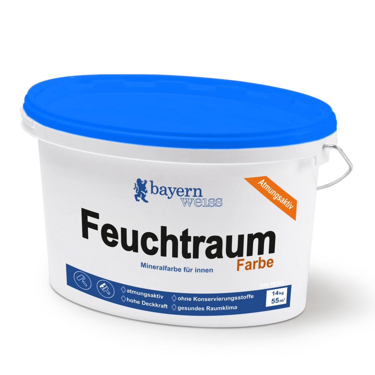 Feuchtraumfarbe | Silikatfarbe 14 kg / ca. 70 m²