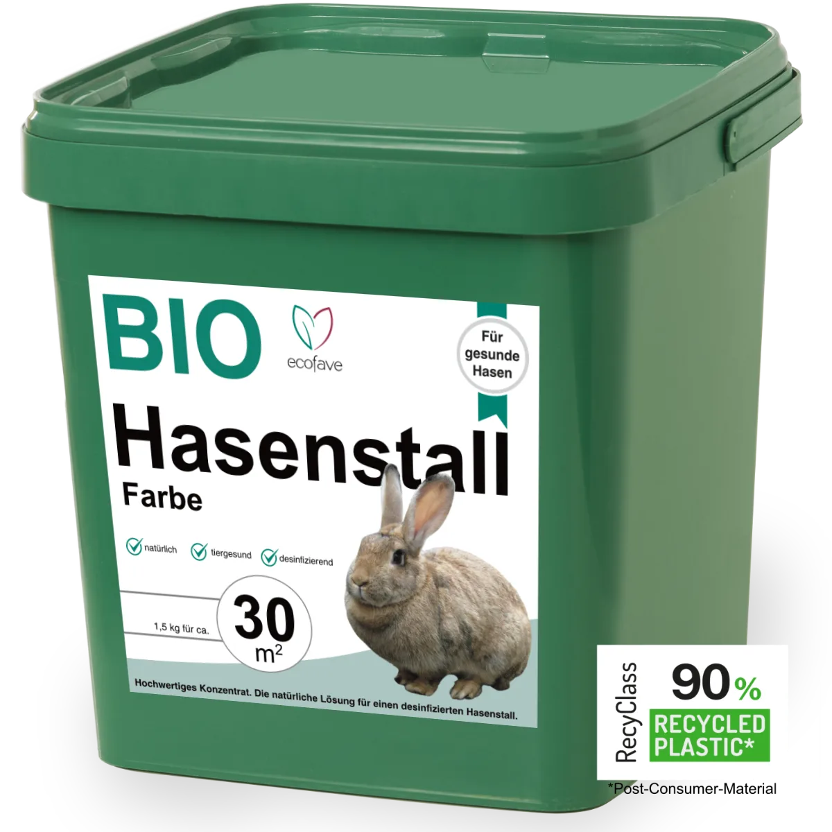Hasenstall-Farbe 1,5 kg (ca. 30 m²)