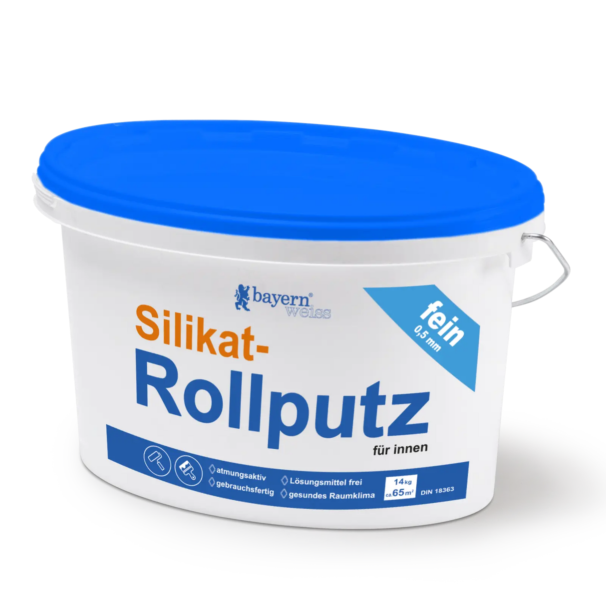 Rollputz 0,5 mm | Silikatputz 14 kg / ca. 60 m²