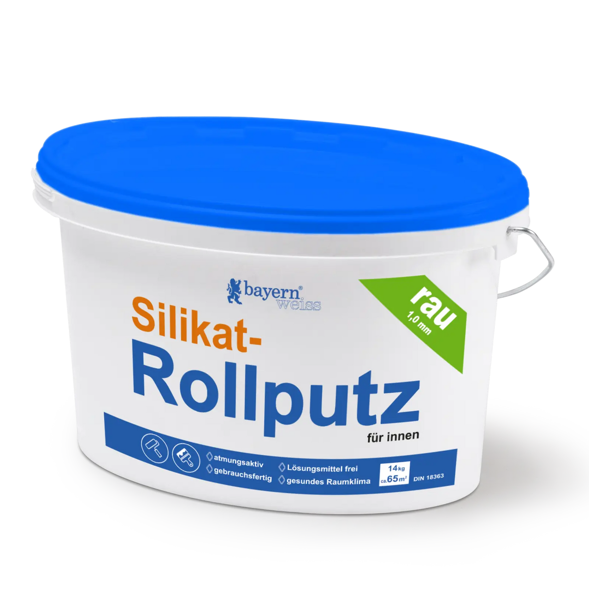 Rollputz 1 mm | Silikatputz 14 kg / ca. 60 m²