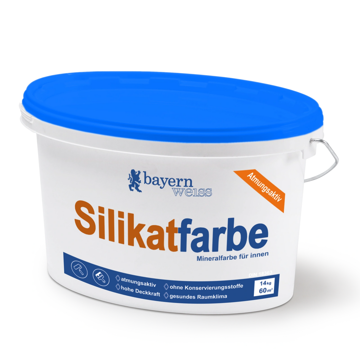 Silikatfarbe Innen | 14 kg / ca. 60 m²