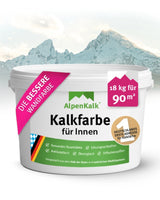 Kalkfarbe Innen | 18 kg / ca. 90 m²