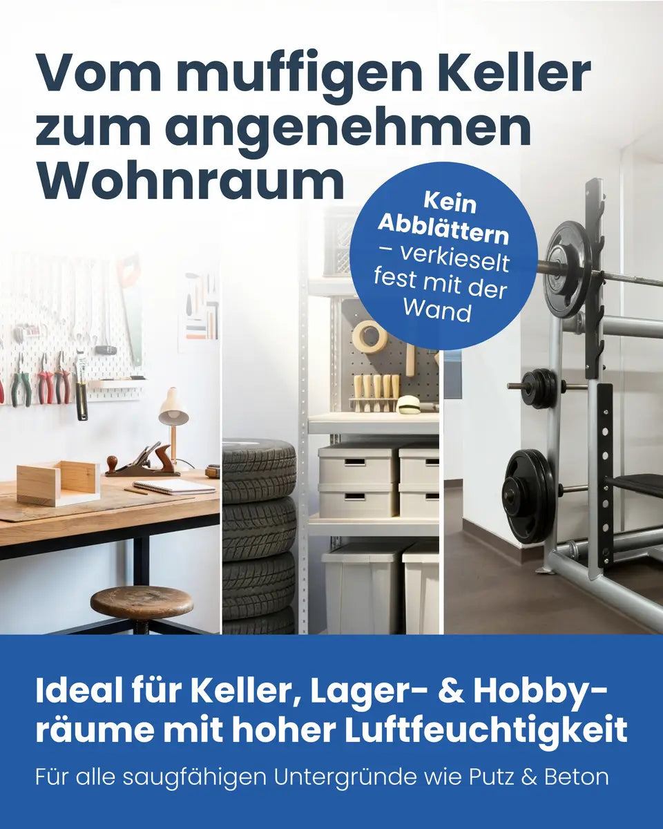 Kellerfarbe | Silikatfarbe 6 kg / ca. 30 m²