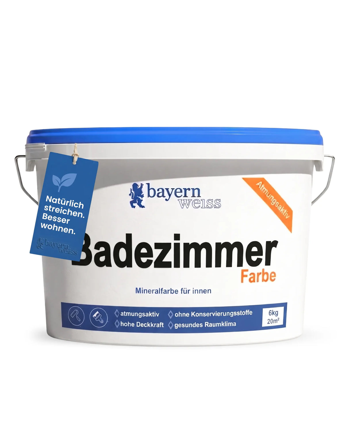Badezimmerfarbe | Silikatfarbe 6 kg / ca. 20 m²