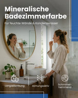 Badezimmerfarbe | Silikatfarbe 6 kg / ca. 20 m²