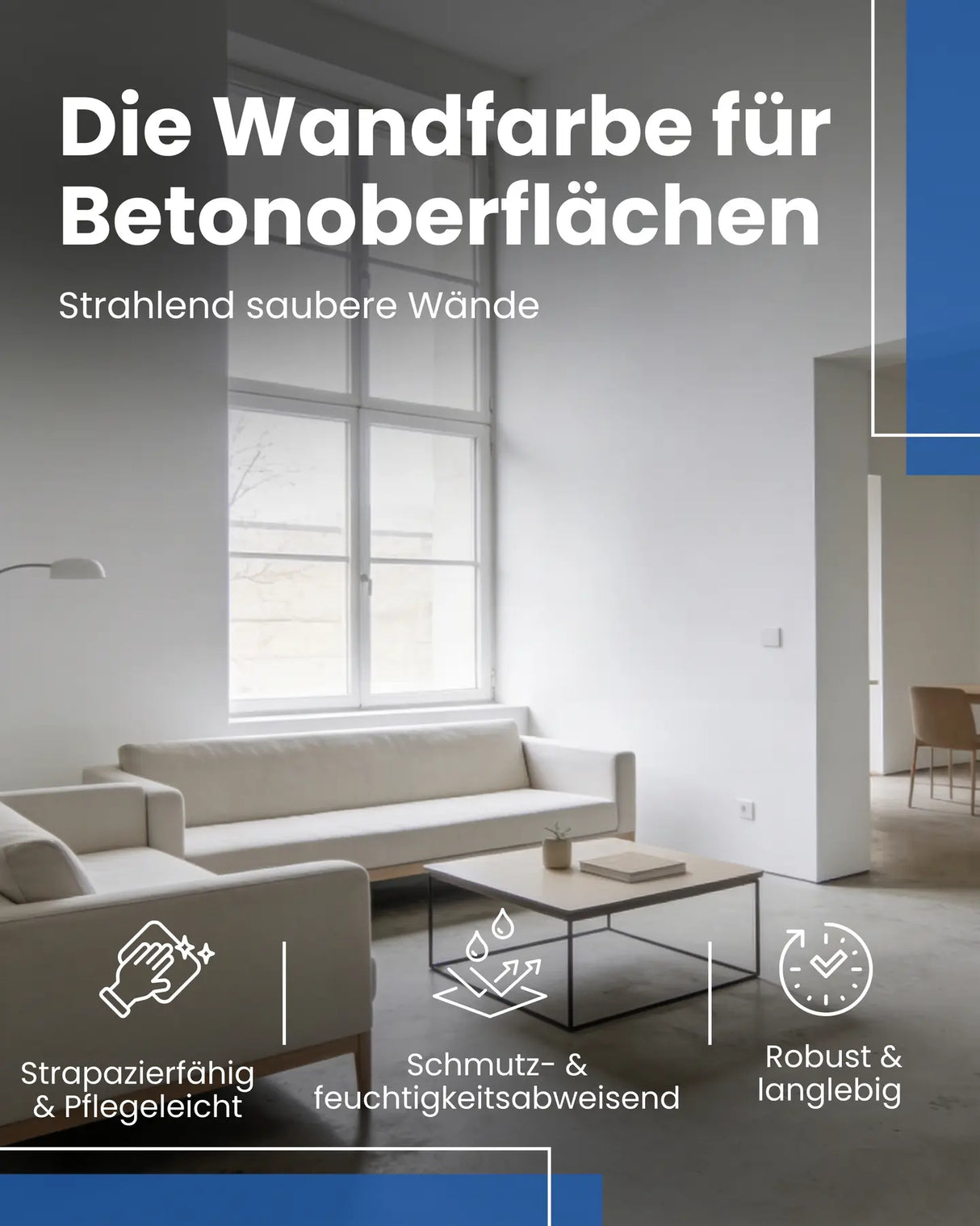 Betonfarbe | Silikatfarbe 6 kg / ca. 30 m²
