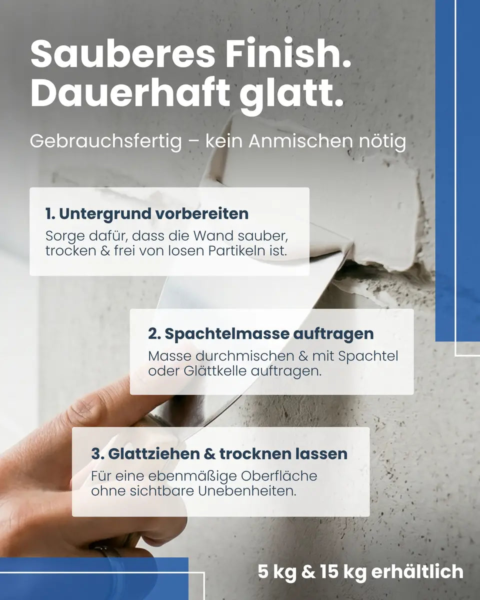 Silikatspachtel | 15 kg - Wand & Decke