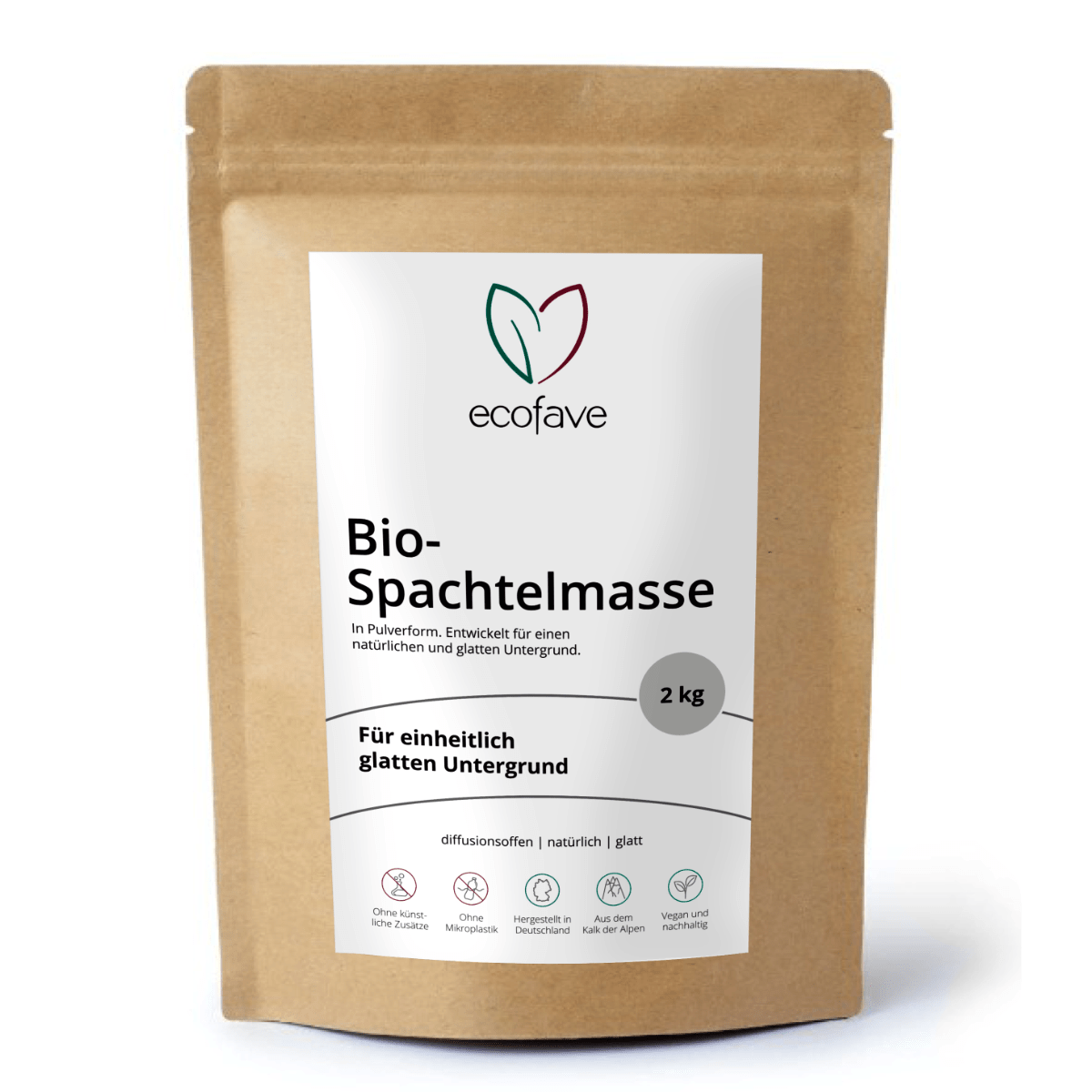 Bio-Spachtelmasse-Pulver 2 kg