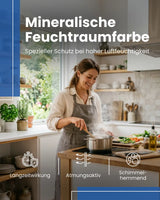 Feuchtraumfarbe | Silikatfarbe 6 kg / ca. 30 m²