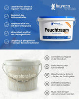 Feuchtraumfarbe | Silikatfarbe 6 kg / ca. 30 m²